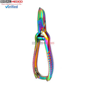 Coupe-ongles en titane multi-usages pour ongles incarnés épais, à mâchoires concaves, avec ressort en barillet, lames ultra-affûtées, robuste - Product Image 4