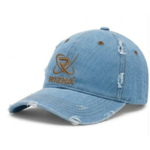 Casquette de baseball sportive à visière incurvée, protection solaire extérieure, broderie bicolore, casquette de papa personnalisée à 6 panneaux, casquette de baseball effet vieilli - Product Image 4