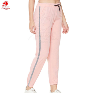 <b>Women's</b> Pink <b>Jogger</b> Pants Drawstring Mid Elastic Waist <b>Straight</b> <b>Leg</b> Eco-Friendly Quick Dry Breathable Winter Casual Side Stripe - Product Image 4
