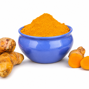 AQUA VRIKSHA Poudre de curcuma indienne de qualité alimentaire supérieure |   Couleur Jaune Doré Naturel |   Poudre fine - Product Image 1
