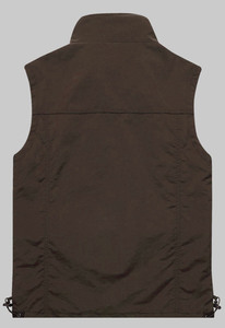 Formal Men's Waistcoat Waterproof vest breathable Zipper Large Size OEM Service Add Fleece Winter Reversible Vest Outdoor Quick - Product Image 2