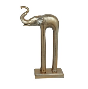 Aluminum <b>Elephant</b> Figurine Perfect For Modern Home <b>Decoration</b> Office Desk And Unique Gift Option - Product Image 1