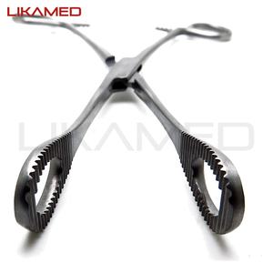 LIKAMED Foerster Sponge Holding Forceps Gauze Forceps German Stainless 18cm 20cm 25cm Ready in Stock <b>Hot</b> Sale - Product Image 5