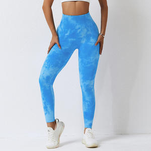 Leggings Tie Dye Personalizados al por Mayor de Alta Calidad para Mujer, Ajuste Cómodo, Transpirables, Último Diseño, Leggings Deportivos - Product Image 4