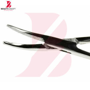 Instrumentos Quirúrgicos Manuales Reutilizables de Primera Calidad, Pinzas Hemostáticas Curvas, Pinzas de Bloqueo de Acero Inoxidable Kelly Hospital - Product Image 4