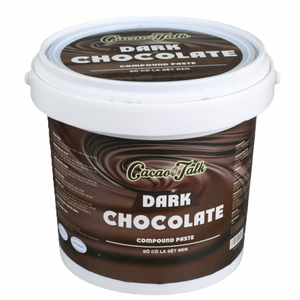 Pasta de Chocolate Líquido Compuesto de Primera Calidad para Rellenos de Productos de Panadería, HALAL OEM/ODM, Chocolate Negro, Cacao, 1KG, Precio Especial - Product Image 1