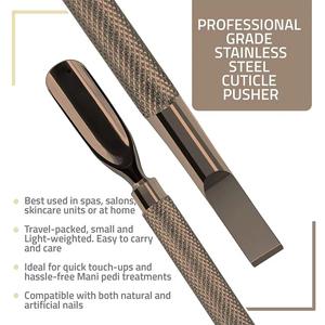 ที่ดันหนังกำพร้าเล็บแบบมืออาชีพ สแตนเลสสตีล รุ่นใหม่ ปี 2026 - Product Image 4