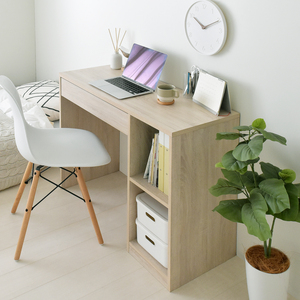 Japanese Modern MDF Home Furniture Stylish Natural Color Drawer Door Study <b>computer</b> <b>Desk</b> for Living Room home office Hotel KO - Product Image 4