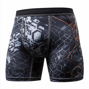 OEM Sublimation Compression Underwear Men Workout Athletic Performance Compression Shorts Sports Underwear for Fitness & Gym - Product Image 2