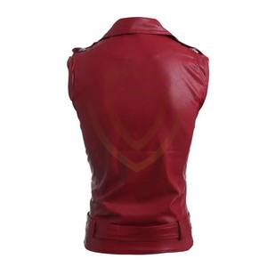 Chaleco de Cuero para Mujer, Fabricación en Fábrica, Servicio OEM Personalizado al por Mayor, Chaleco de Cuero Transpirable de Alta Calidad - Product Image 3