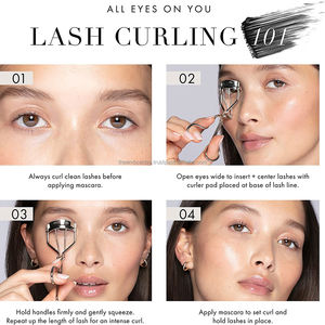 Rizador de pestañas de acero inoxidable al por mayor con mango de plástico antideslizante acabado espejo rizadores de extensión de pestañas - Product Image 6