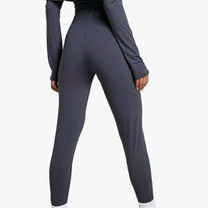 Leggings de Mujer Hechos a Medida OEM/ODM, Sin Costuras, Cintura Media, Ajuste Ceñido, Sólidos, Ecológicos, Antibacterianos y de Secado Rápido - Product Image 2