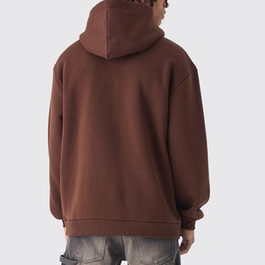 เสื้อฮู้ดดี้โอเวอร์ไซส์ผ้าฝ้าย 100% ปักโลโก้ตามสั่ง สำหรับผู้ชาย หนานุ่ม ทรงหลวม ไหล่ตก พิมพ์ลายสกรีน ระบายอากาศได้ดี เหมาะสำหรับฤดูหนาว - Product Image 2