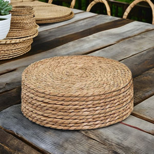 Natural Woven Handmade Water Hyacinth <b>Table</b> <b>Mats</b> for Home Decor Premium Made In Vietnam - Product Image 6