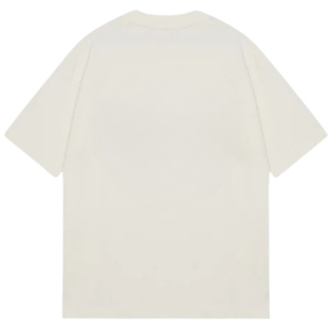 Camiseta de Algodón Oversize para Hombre con Logo Minimalista en el Pecho, Estilo Urbano, Manga Corta, Casual, a la Moda, Proveedor OEM - Product Image 2