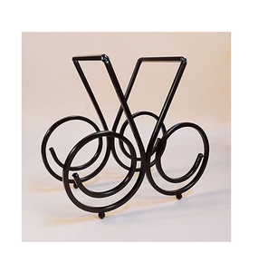 ชั้นวางขวดไวน์โลหะสำหรับจัดเก็บและตกแต่งบ้าน ห้องนั่งเล่น - Product Image 1