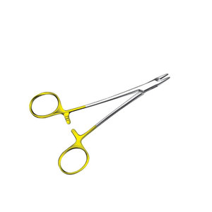 Porte-aiguilles manuel en acier inoxydable, ciseaux, instrument chirurgical certifié ISO13485 CE Classe I, premiers secours, 1 an IAA SURGICAL - Product Image 2