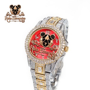Reloj de Lujo con Diamantes Moissanite, Elegante Reloj de Pulsera Premium con Decoración de Piedras Brillantes para Hombre y Mujer - Product Image 4