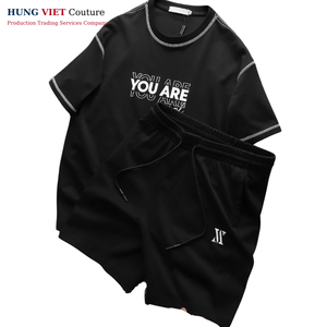 Plus Size Unisex <b>T</b>-<b>Shirts</b> Custom Logo Silk Screen Printed 95% Cotton 5% Spandex <b>Plain</b> Tee Vietnamese Vendor - Product Image 4