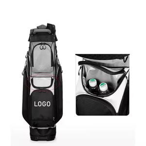 Custom Luxury Leather <b>Golf</b> <b>Stand</b> <b>Bags</b> With Lightweight Construction Stable Folding Legs Spacious Storage and Personalized - Product Image 4