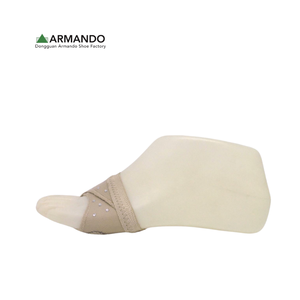 Zapatillas de media suela OEM con diamantes de imitación, envío rápido, de malla, para danza lírica y contemporánea - Product Image 2