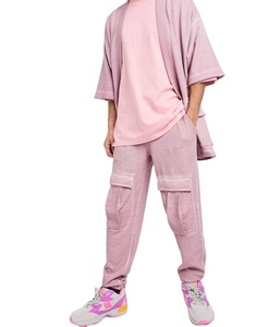 Men's Custom Pockets French Terry Fabric Wholesale High Quality Tracksuit Men's Open Front Sweatsuit - Product Image 1
