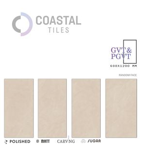 กระเบื้องปูพื้นแบบด้าน 9 มม. กระเบื้องพอร์ซเลนขัดเงา 600x1200 มม. / 24x48 ดีไซน์คลาสสิกทันสมัย กระเบื้องอิฐทนไฟคุณภาพพรีเมียม ได้รับการรับรองมาตรฐาน CE - Product Image 1