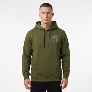 Sudadera con Capucha para Hombre Dumela, Color Verde Oliva, Corte Regular, Forro Polar de Algodón, Diseño con Bolsillos, Ropa Casual de Otoño - Product Image 2