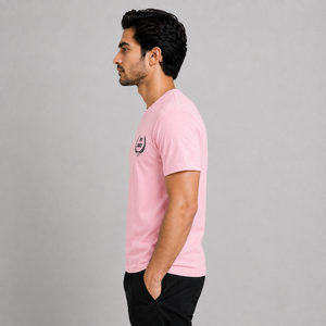 T-shirt à manches courtes pour homme, coupe classique, 100% coton, séchage rapide, col rond, design sportif, logo sur le devant, prix bas, OEM, streetwear - Product Image 4