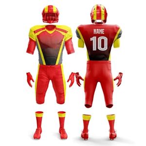 Kits de pratique de Match de jeunesse à bas quantité minimale de commande livraison rapide ensembles d'uniformes de vêtements de sport personnalisés maillot de Football américain sublimé de haute qualité - Product Image 6