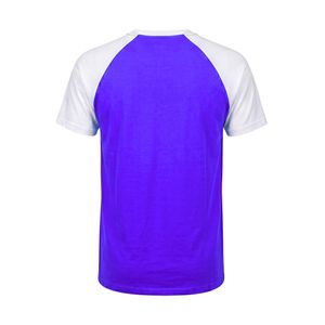 Crew Neck High Elasticity Sports T Shirt Purple Sleeve Active T Shirt Quick Dry Breathable <b>Athletic</b> Oversized Cotton T shirts - Product Image 2