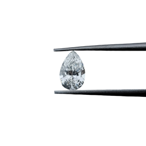 Diamant synthétique en vrac HPHT CVD de taille poire, cultivé en laboratoire, certifié DEF VS1, pour la fabrication de bijoux fins - Product Image 1