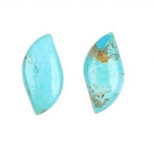 ควอตซ์โมฮาวีแอริโซนาสีน้ำเงินธรรมชาติ รูปทรงแฟนซี คุณภาพสูง ขนาด 10x20 มม. ขัดเงาอย่างดี ทรงคาโบชอง สำหรับทำเครื่องประดับ - Product Image 1