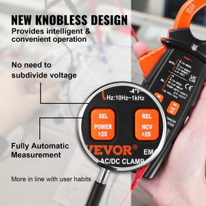 T-RMS 6000 conteggi misuratore di morsetto digitale 600A multimetro Tester per le misure di manutenzione dell'industria ferroviaria degli elettrodomestici corrente - Product Image 4
