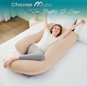Oreiller de maternité en U à mémoire de forme pour femmes enceintes – Meilleure vente - Product Image 5