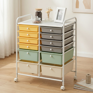 12 <b>Plastic</b> Storage Drawer Cart - Product Image 6