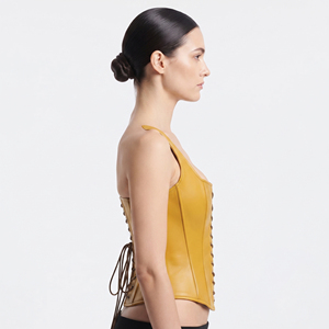Top Corset de Cuero de Alta Compresión para Mujer con Cierre Ajustable, Diseño sin Costuras, Talla y Color Personalizables - Product Image 3