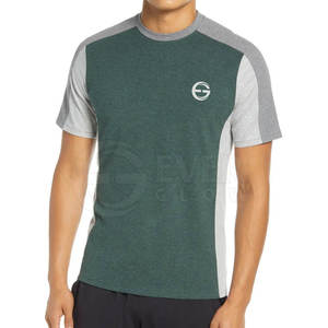 Meilleur prix T-shirt en coton 100% tricoté pour homme, col rond, nouvelle arrivée 2024, séchage rapide, respirant, décontracté - Product Image 1
