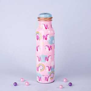 <b>Pure</b> Copper and <b>Rose</b> Gold Metallic Finish Modern Dual <b>Water</b> Bottle Set Metallic Hydration Flask Wholesale Supplier - Product Image 2