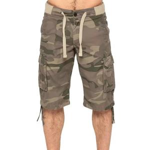 2026 Factory Direct Sale <b>Men</b> <b>Elastic</b> Waist Short Pants Quality Cotton Cargo Casual Shorts Cheap Camo Cargo Shorts - Product Image 5