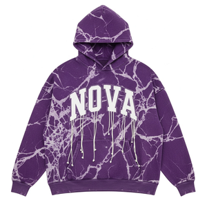 Sudadera con capucha extragrande para hombre, de algodón grueso, estilo vintage, lavado ácido, estilo urbano, resistente, cálida para invierno, estilo casual. - Product Image 1