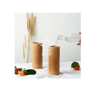 Meilleur gobelet réutilisable en bambou naturel pour café, thé, eau, café, restaurant et exportation - Product Image 1