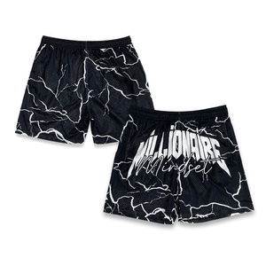 Shorts de sport pour homme de qualité supérieure, shorts en mesh décontractés, shorts de jogging en plein air, shorts en mesh unis longueur genou - Product Image 4