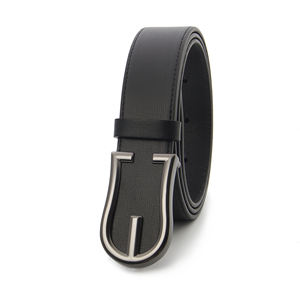 Cinturones de Cuero Vacuno con Hebilla de Cobre, Cinturón Casual Vintage Ecológico para Hombre - Product Image 5