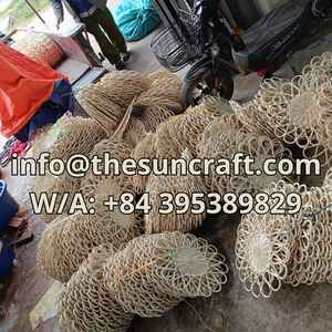 Daily Use Rattan Placemat Hand-Woven <b>Round</b> <b>Table</b> <b>Mat</b> for Busy Households Decor Durable Easy Care Woven <b>Mat</b> - Product Image 3