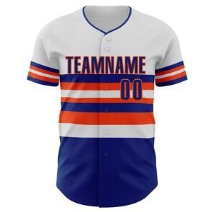 Maillot de baseball personnalisé pour équipes, unisexe, manches courtes, boutons sur le devant, nom de l'équipe imprimé 00, en polyester anti-humidité, coupe athlétique - Product Image 5