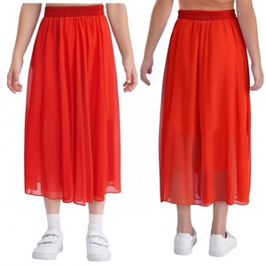 Jupe de <span class=keywords><strong>danse</strong></span> double couche à 360 degrés pour filles de 7 à 16 ans, idéale pour la pratique et les spectacles de <span class=keywords><strong>danse</strong></span> lyrique et de salon - Product Image 2