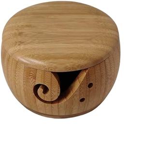 Bol à fil en bois pour toutes les occasions, pour mamans et grand-mères, bols de rangement pour fil à crocheter de haute qualité - Product Image 1