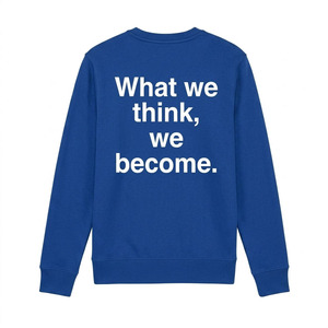 Custom Logo Streetwear Sweatshirt Heavyweight French Terry Drop Shoulder Plain <b>Men's</b> Crewneck <b>Pullover</b> Wholesale Sweatshirt - Product Image 4