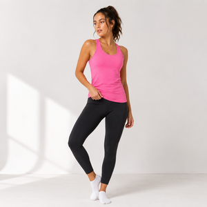 woman tank <b>top</b> lightweight breathable construction flexible fit designed for sports gym <b>walking</b> travel and casual daily outfits - Product Image 5